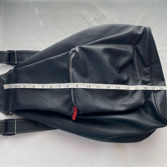 Vintage Black Fahrenheight by Christian Dior Faux Leather Backpack - Picture 16 of 16